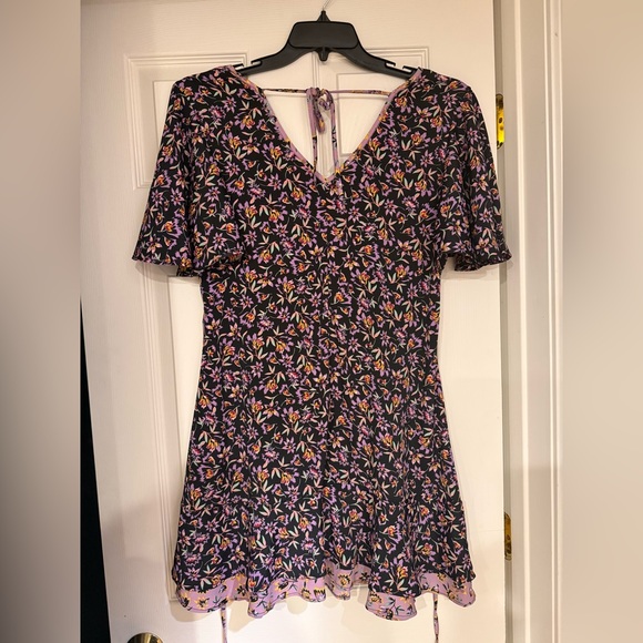 Band Of Gypsies Women’s Floral Mix Print Dress - Picture 4 of 7